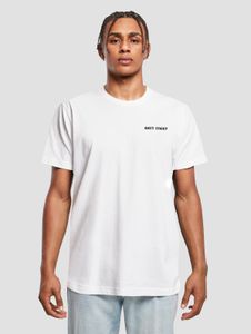lässiges Mister Tee Herren T-Shirt Kapuze Fleece 200 g/m² mit Baumwolle Weiß