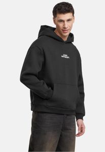 Felpa da uomo Soft Mister Tee con polsini e cappuccio a coste, 330 g/m², cotone, nera