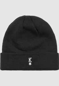 moderne Mister Tee Herren Cap Oversize Ketten-Detail 64 g/m² Schwarz