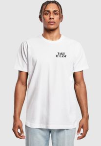 modernes Mister Tee Herren T-Shirt mit Baumwolle Weiß