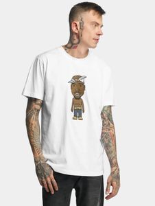 Camiseta Casual Mister Tee para hombre, 180 g/m², algodón, blanca