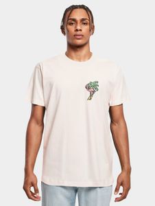 modernes Mister Tee Herren T-Shirt 180 g/m² mit Baumwolle Beige