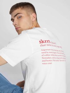 modernes Mister Tee Herren T-Shirt 180 g/m² mit Baumwolle Weiß
