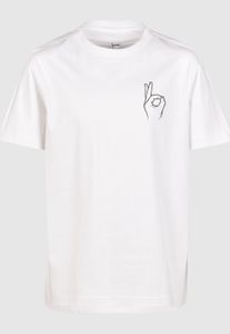 bequemes Mister Tee Unisex T-Shirt mit Baumwolle Weiß
