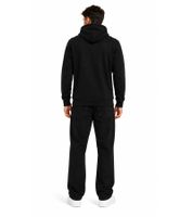 Casual Mister Tee Men's Basic Cotton Hoodie (300 g/m²) – Black