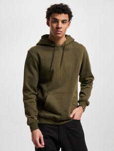 moderner Mister Tee Herren Hoodie Kordelzug Rippstrick 300 g/m² mit Baumwolle Khaki
