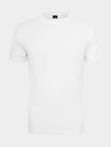 Camiseta deportiva Mister Tee para hombre, 180 g/m², de algodón blanco.
