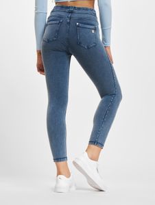 stylische Freddy Damen Jeans Skinny Fit Stretch mit Baumwolle Blau