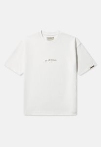 lässiges Pas De Monaco Herren T-Shirt Ecru-Weiß