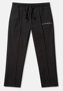 lässige Pas De Monaco Herren Jeans Kordelzug Schwarz