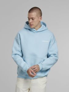moderner Another Cotton Lab Herren Hoodie mit Baumwolle Blau