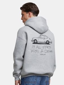 lässiger Another Cotton Lab Herren Hoodie mit Baumwolle Grau
