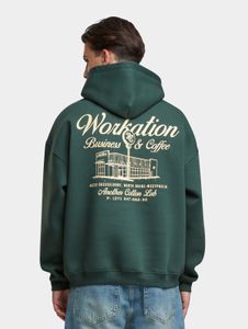 weicher Another Cotton Lab Herren Hoodie mit Baumwolle Grün