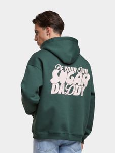 lässiger Another Cotton Lab Herren Hoodie mit Baumwolle Grün