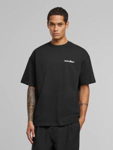 bequemes Another Cotton Lab Herren T-Shirt mit Baumwolle Schwarz