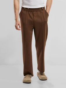 Jeans da uomo Modern Another Cotton Lab elasticizzati con coulisse, marroni