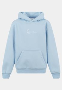 weicher Karl Kani Unisex Hoodie Kapuze mit Baumwolle Hell-Blau