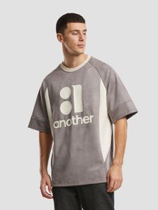 lässiges Another Cotton Lab Herren T-Shirt mit Baumwolle Grau
