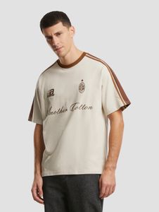 sportliches Another Cotton Lab Herren T-Shirt mit Baumwolle Beige