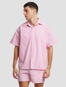 vielseitiges Another Cotton Lab Herren Polo-Shirt mit Baumwolle Rosa