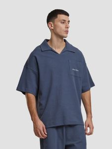 T-shirt homme Another Cotton Lab, style sportif, en coton bleu
