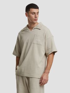 modernes Another Cotton Lab Herren T-Shirt mit Baumwolle Beige