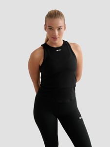 T-shirt sportiva elasticizzata da donna Aim'n, nera