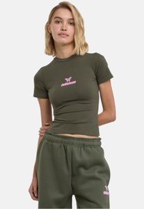 T-shirt stretch pour femme Modern Felicious en coton, vert