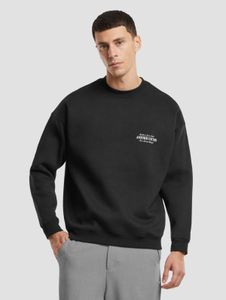 modernes Another Cotton Lab Herren Sweatshirt Schwarz