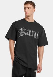 Comoda t-shirt da uomo Karl Kani, 220 g/m², cotone, nera.