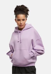 moderner Karl Kani Damen Hoodie Rippbündchen Kapuze mit Baumwolle Violett