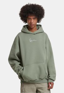 bequemer Karl Kani Herren Hoodie Rippbündchen Kapuze mit Baumwolle Grün