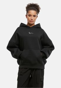 Sweat à capuche confortable Karl Kani pour femme, avec poignets et capuche côtelés, 350 g/m² coton, noir