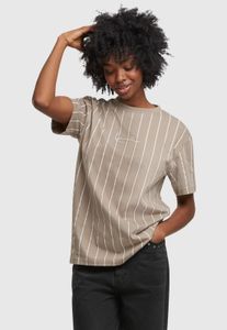 bequemes Karl Kani Damen T-Shirt mit Baumwolle Beige