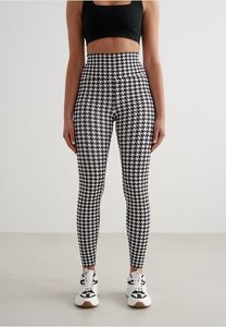 Pantalon stretch confortable aim'n pour femme, noir/blanc