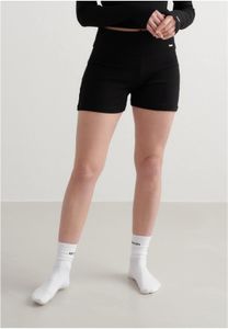Short stretch décontracté aim'n pour femme, en coton noir