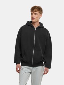 bequemer PEGADOR Herren Hoodie mit Baumwolle Schwarz