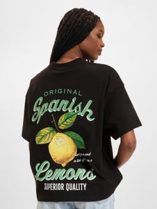 Comfortable PEGADOR women's T-shirt with cotton, black