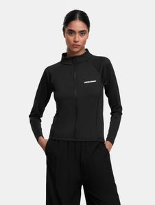 Modern PEGADOR women's stretch sweatshirt, 210 g/m², black