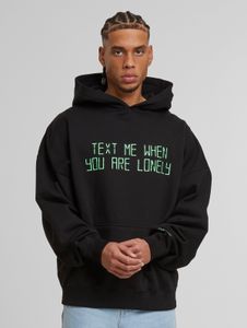 moderner PEGADOR Herren Hoodie Schwarz