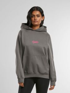 lässiger PEGADOR Damen Hoodie Grau
