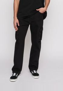 Jean homme PEGADOR moderne avec poches en coton, noir