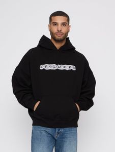 bequemer PEGADOR Herren Hoodie mit Baumwolle Schwarz