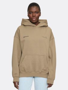 moderner PEGADOR Damen Hoodie mit Baumwolle Beige