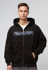 bequemer PEGADOR Herren Hoodie mit Baumwolle Schwarz