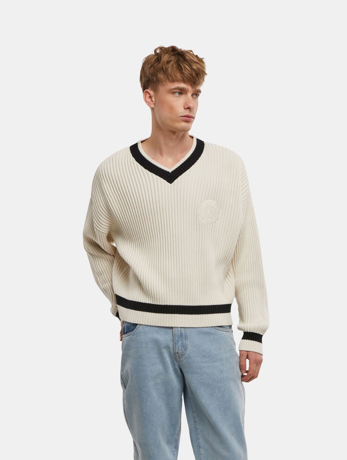 Pegador Herren Sweatshirt Baumwolle Beige