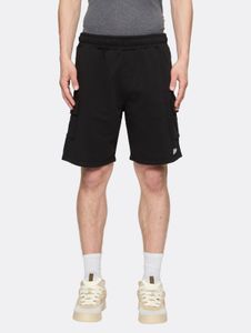 bequeme PEGADOR Herren Shorts Oversize mit Baumwolle Schwarz
