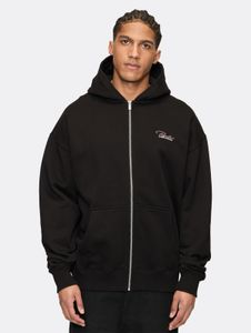 Felpa con cappuccio casual da uomo PEGADOR in cotone, nera