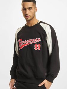 Felpa da uomo Rocawear morbida con polsini a coste, in cotone, nera