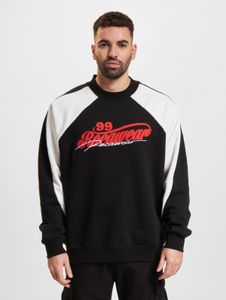weiches Rocawear Herren Sweatshirt Reißverschluss Taschen mit Baumwolle Schwarz/Weiß